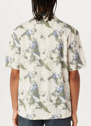 The Fluid Camp Collar Shirt in Cloud Colour