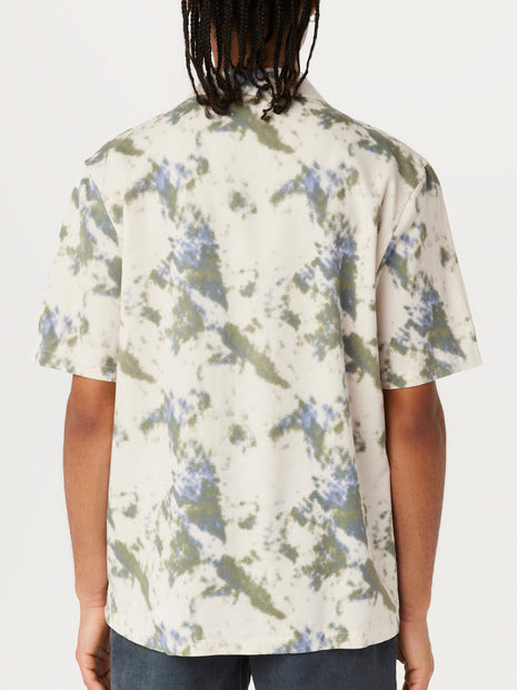 The Fluid Camp Collar Shirt in Cloud Colour