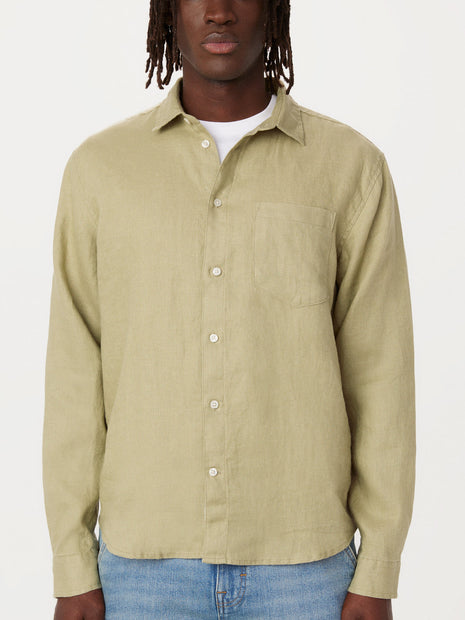 The Linen Shirt in Cardamom