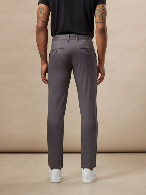 The Brunswick Slim Fit Chino Pant in Iron Grey Colour