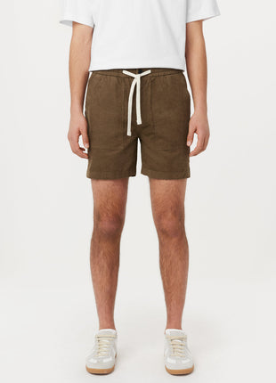The Owen Light Corduroy Short in Tuscany Green Colour