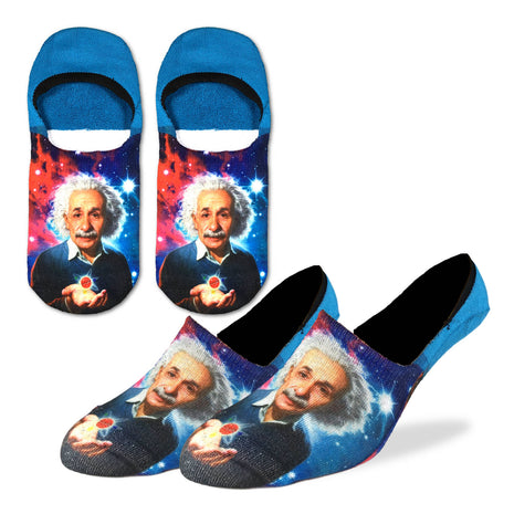 Albert Einstein No Show Socks