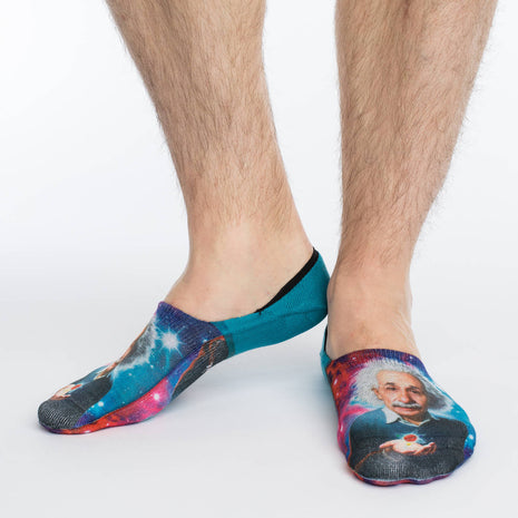 Albert Einstein No Show Socks