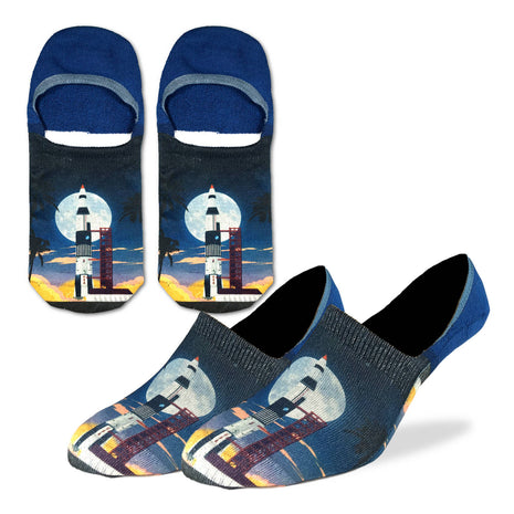 Rocket Launch No Show Socks