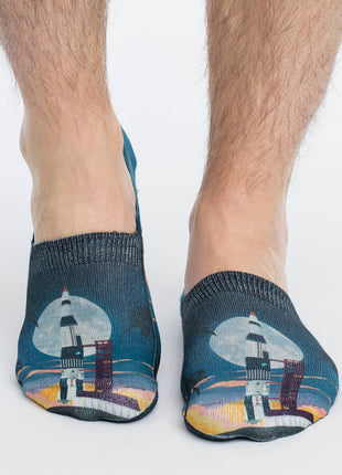 Rocket Launch No Show Socks