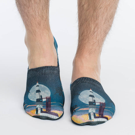 Rocket Launch No Show Socks