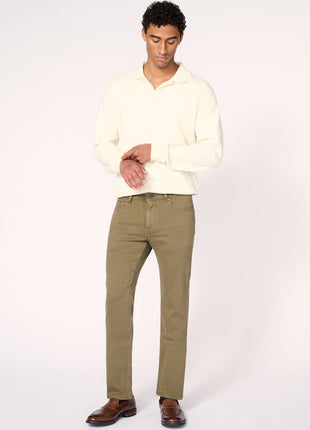 AMS Slim Jeans in Moss Green Colour