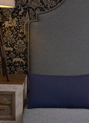 Superhero Night In The Park (left half of print) -  Rectangular Throw Pillow