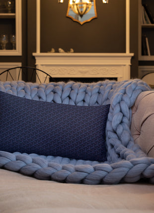 Superhero Night In The Park (right half of print)- Rectangular Throw Pillow