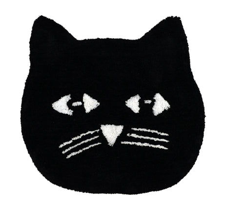 Black Cat Bath Mat