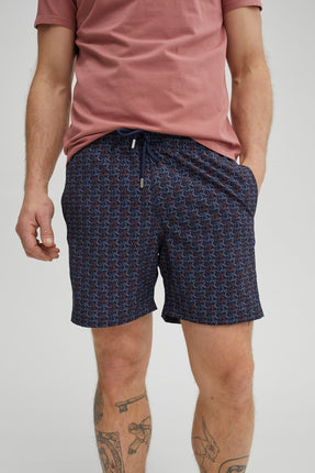 Swim Shorts with Flamingo pattern