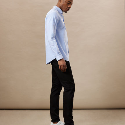 The Jasper Oxford Shirt in Medium Blue Colour