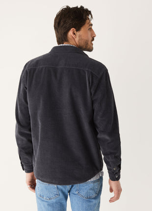 The Corduroy Shirt in Charcoal