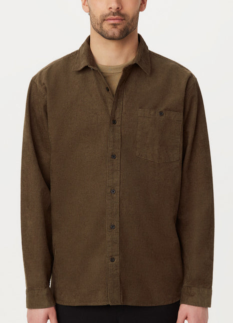 The Light Corduroy Shirt in Tuscany Green