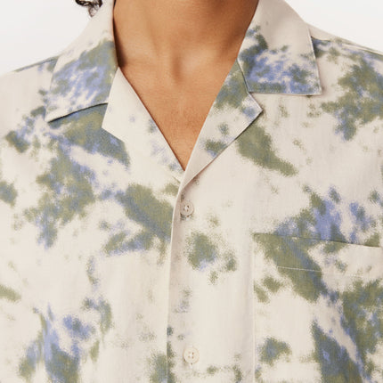 The Fluid Camp Collar Shirt in Cloud Colour