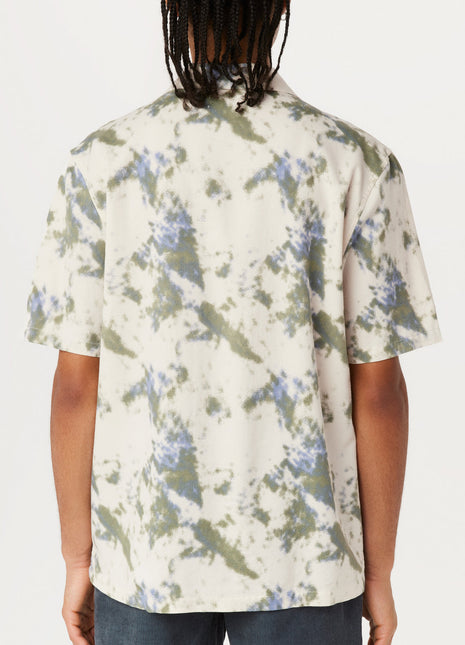 The Fluid Camp Collar Shirt in Cloud Colour
