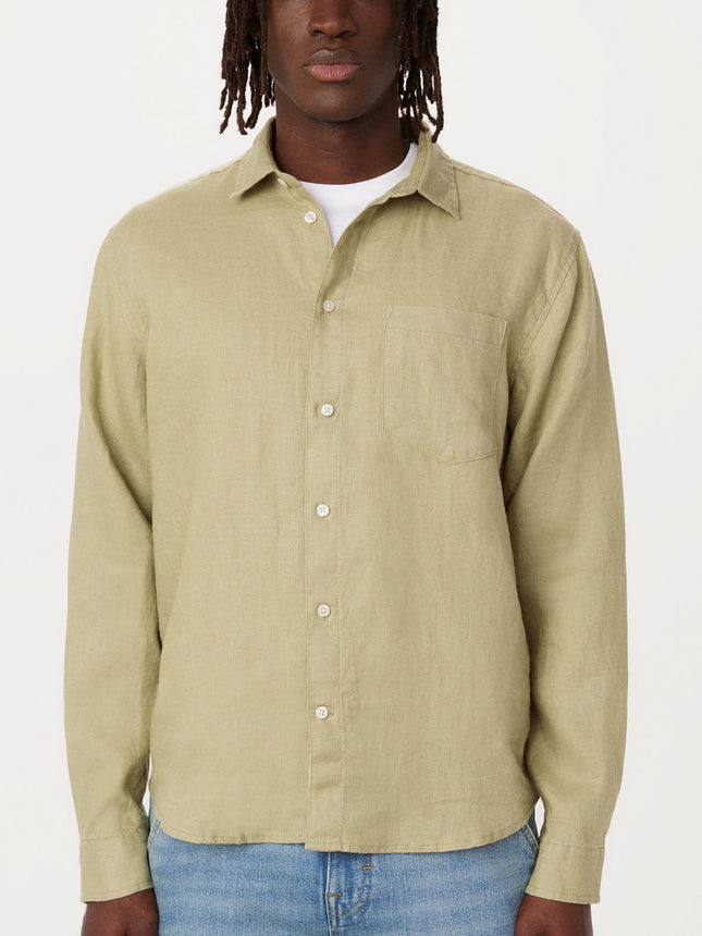 The Linen Shirt in Cardamom