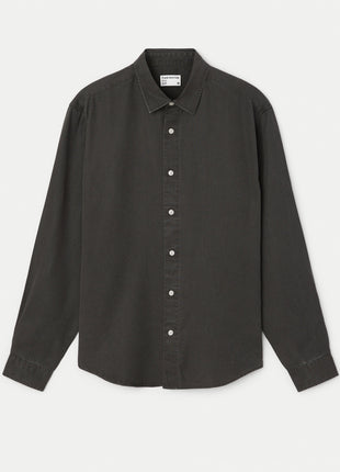 The Fluid Dress Shirt in Washed Black Colour