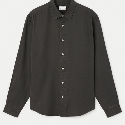 The Fluid Dress Shirt in Washed Black Colour