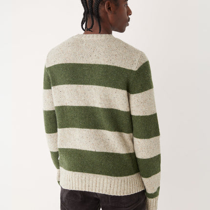 The Lambswool Crewneck Sweater in Forest Green