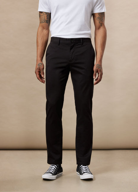 The Brunswick Slim Fit Chino Pant in Black Colour