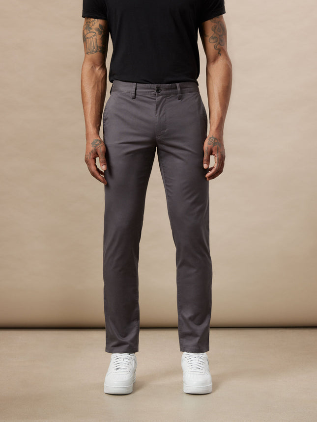 The Brunswick Slim Fit Chino Pant in Iron Grey Colour