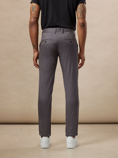 The Brunswick Slim Fit Chino Pant in Iron Grey