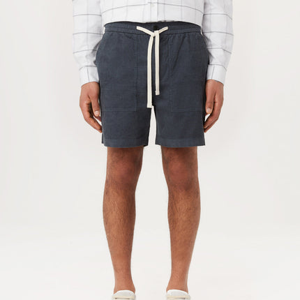 The Owen Light Corduroy Short in Ash Blue Colour