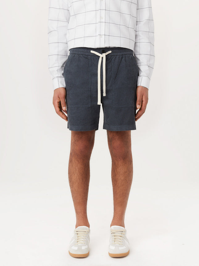 The Owen Light Corduroy Short in Ash Blue Colour