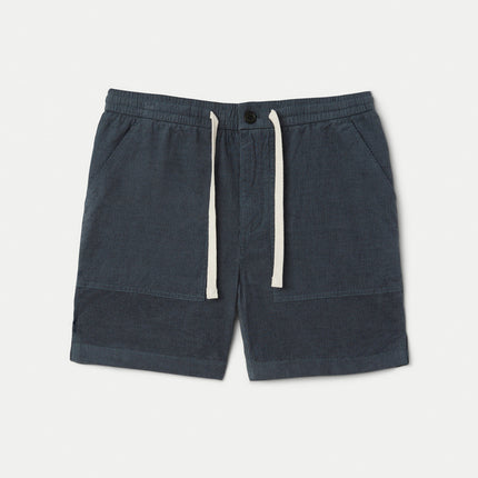 The Owen Light Corduroy Short in Ash Blue Colour