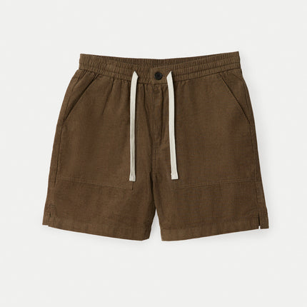 The Owen Light Corduroy Short in Tuscany Green Colour