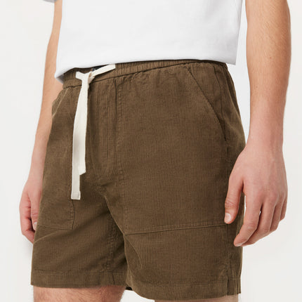 The Owen Light Corduroy Short in Tuscany Green Colour