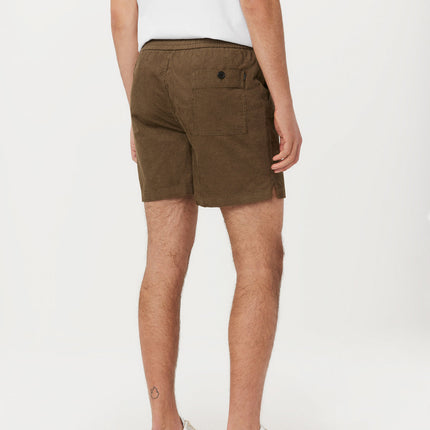 The Owen Light Corduroy Short in Tuscany Green Colour