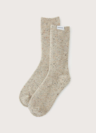 The Donegal Winter Socks in Beige