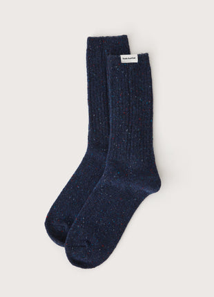 The Donegal Winter Socks in Blue