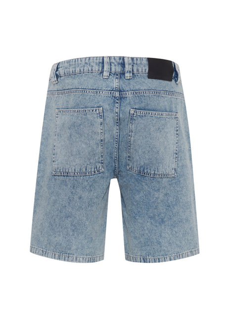 Acid Wash Denim Shorts
