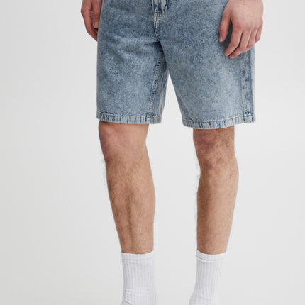 Acid Wash Denim Shorts