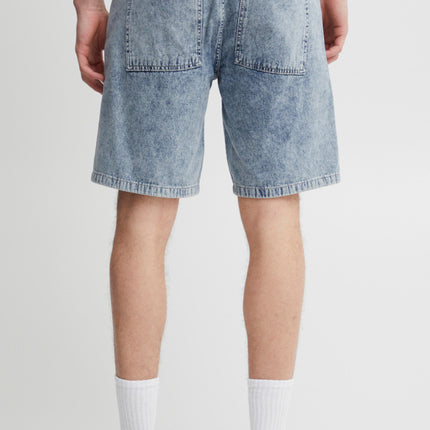 Acid Wash Denim Shorts