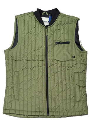 Padded Vest with vertical seams