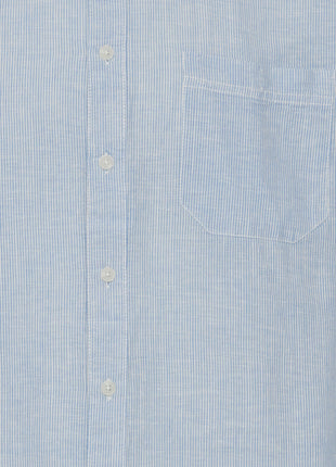 Pinstripe Linen Mix Shirt