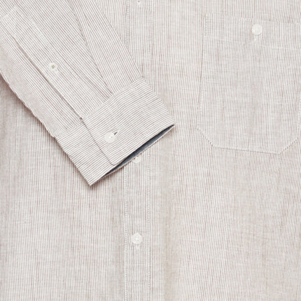 Pinstripe Linen Mix Shirt