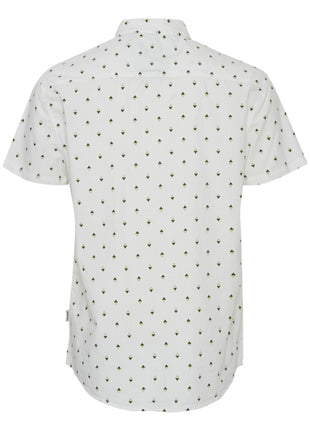 Short Sleeve Shirt with Contrast Triangles
