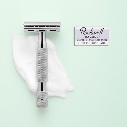 2C Double-Edge Safety Razor - White Chrome