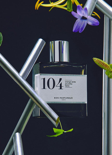 104 : green orange / hyacinth / ivy