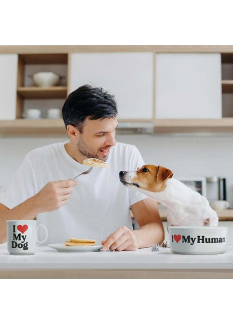 Howligans - Heart Dog - Mug + Dog Bowl