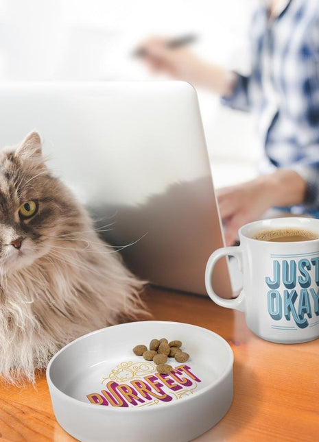 Howligans - Purrfect - Mug + Cat Bowl