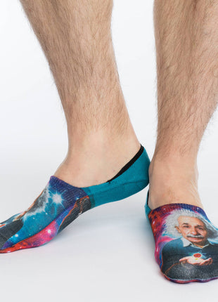 Albert Einstein No Show Socks