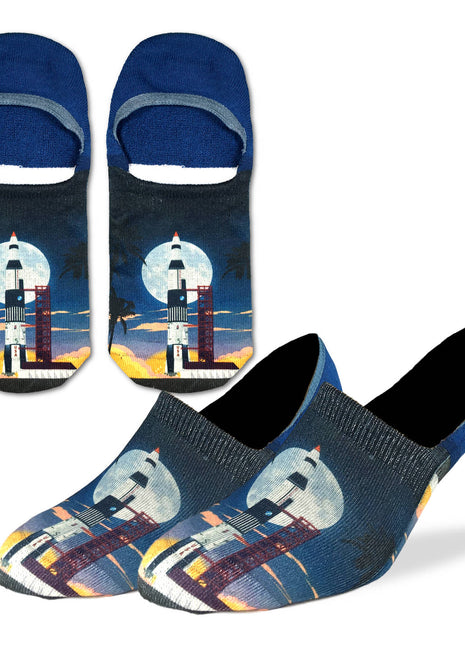 Rocket Launch No Show Socks