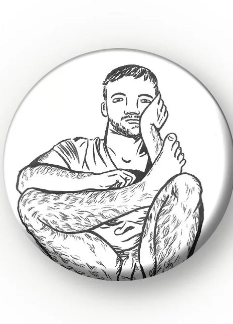 Crossed Leg Pin - MIVOart