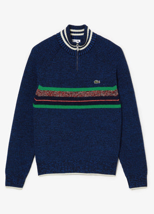 French Made High Neck Wool Sweater